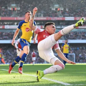 Lucas Torreira in Action: Arsenal vs Southampton, Premier League 2018-19 Lucas Torreira in Action: Arsenal vs Southampton, Premier League 2018-19