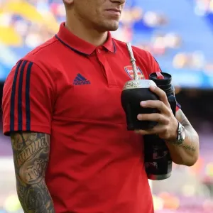 Lucas Torreira Print at Nou Camp 2019