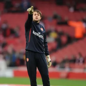 Lucasz Fabianski (Arsenal). Arsenal 1: 1 Leeds United, FA Cup 3rd Round Lucasz Fabianski (Arsenal). Arsenal 1: 1 Leeds United, FA Cup 3rd Round