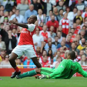 Luis Boa Morte (Arsenal) Dida (Milan). Arsenal Legends 4: 2 Milan Glorie