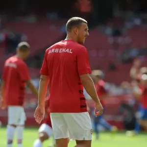 Lukas Podolski (Arsenal). Arsenal 6: 1 Southampton. Barclays Premier League Lukas Podolski (Arsenal). Arsenal 6: 1 Southampton. Barclays Premier League