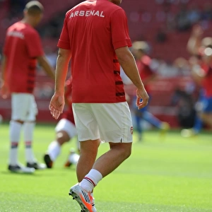 Lukas Podolski (Arsenal). Arsenal 6: 1 Southampton. Barclays Premier League