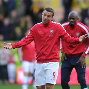 Lukas Podolski: Arsenal Star Before Norwich Clash (2013-14)