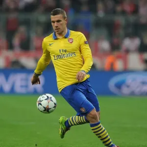 Lukas Podolski: Battle at the Allianz Arena - FC Bayern Munich vs Arsenal, UEFA Champions League 2014 Lukas Podolski: Battle at the Allianz Arena - FC Bayern Munich vs Arsenal, UEFA Champions League 2014