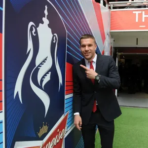 Lukas Podolski Prepares for FA Cup Final Showdown against Hull City