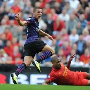 Lukas Podolski Scores First Goal Print Lukas Podolski Scores First Goal Print
