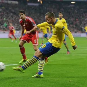 Lukas Podolski Stuns Bayern Munich: Dramatic Goal in Champions League Showdown Lukas Podolski Stuns Bayern Munich: Dramatic Goal in Champions League Showdown