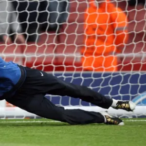 Lukasz Fabianski (Arsenal). Arsenal 6: 0 SC Braga. UEFA Champions League Lukasz Fabianski (Arsenal). Arsenal 6: 0 SC Braga. UEFA Champions League