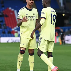 Magalhaes and Pepe: Arsenal's Goal Celebration vs Crystal Palace (May 2021)