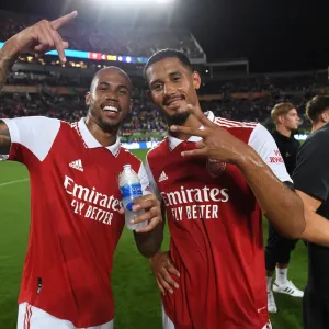 Magalhaes vs Saliba Print: Florida Cup Match Photo