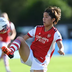 Mana Iwabuchi in Action: Arsenal Women vs. Everton Women, FA Womens Super League 2021-22
