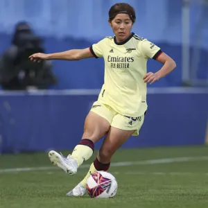 Mana Iwabuchi in Action: Everton Women vs. Arsenal Women, FA WSL 2021-22