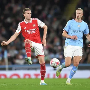 Manchester City vs Arsenal: Haaland Shuts Down Holding in Intense Premier League Clash (2022-23) Manchester City vs Arsenal: Haaland Shuts Down Holding in Intense Premier League Clash (2022-23)