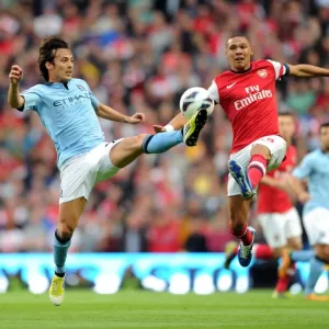 Manchester City vs Arsenal: Kieran Gibbs vs David Silva - Premier League Rivalry (1:1)