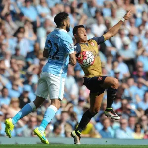 Manchester Derby Showdown: Alexis Sanchez vs. Gael Clichy in Intense Arsenal-Man City Clash (2015-16) Manchester Derby Showdown: Alexis Sanchez vs. Gael Clichy in Intense Arsenal-Man City Clash (2015-16)