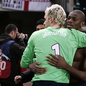 Manuel Almunia and Abou Diaby