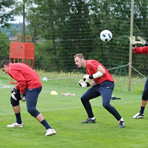 Manuel Almunia, Wojcuech Szczesny, Vito Mannone and Lucasz Fabianski (Arsenal)