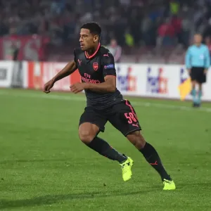 Marcus McGuane in Action: Arsenal vs. Red Star Belgrade, Europa League 2017-18