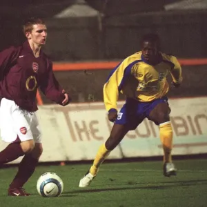 Print of Mark Elston (Arsenal) in action Print of Mark Elston (Arsenal) in action