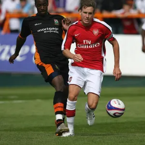 Mark Randall (Arsenal) Elliot Charles (Barnet)