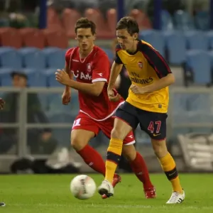 Mark Randall (Arsenal) Marko Arnautovic (FC Twente) Mark Randall (Arsenal) Marko Arnautovic (FC Twente)