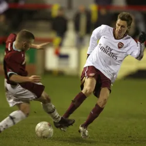 Mark Randall (Arsenal) and Thomas Bradley (Burnley) Print Mark Randall (Arsenal) and Thomas Bradley (Burnley) Print