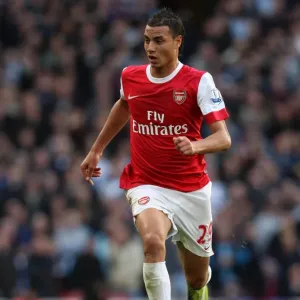 Marouane Chamakh (Arsenal). Arsenal 1: 0 West Ham United. Barclays Premier League