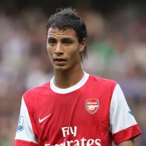 Marouane Chamakh Print, Chelsea vs Arsenal Barclays Premier League Match Marouane Chamakh Print, Chelsea vs Arsenal Barclays Premier League Match