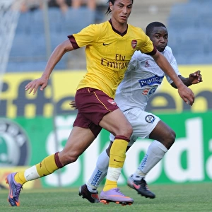 Marouane Chamakh (Arsenal) Pa Siko Kujabi (Sturm Graz). Sturm Graz 0: 4 Arsenal