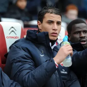 Marouane Chamakh and Emmanuel Eboue (Arsenal). Arsenal 3: 0 Wigan Athletic Marouane Chamakh and Emmanuel Eboue (Arsenal). Arsenal 3: 0 Wigan Athletic