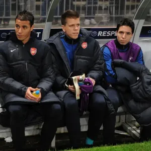 Marouane Chamakh, Wojciech Szczesny and Samir Nasri (Arsenal). SC Braga 2: 0 Arsenal Marouane Chamakh, Wojciech Szczesny and Samir Nasri (Arsenal). SC Braga 2: 0 Arsenal