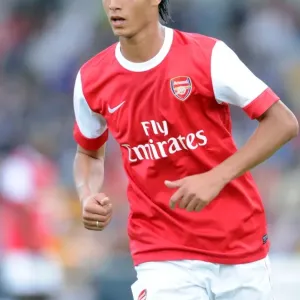 Marouane Chamakh Print, Arsenal vs Barnet Pre-Season Friendly 2010 Marouane Chamakh Print, Arsenal vs Barnet Pre-Season Friendly 2010