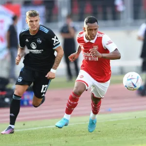 Print of Marquinhos in Action Print of Marquinhos in Action