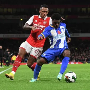 Marquinhos vs Lamptey: A Fierce Rivalry Unfolds in Arsenal's Carabao Cup Showdown Against Brighton