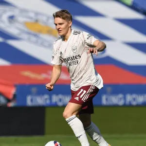 Martin Odegaard in Action: Arsenal vs. Leicester City, Premier League 2020-21 Martin Odegaard in Action: Arsenal vs. Leicester City, Premier League 2020-21