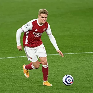 Martin Odegaard in Action: Arsenal vs. Liverpool, Premier League 2020-21, Emirates Stadium