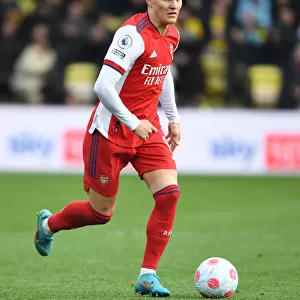 Martin Odegaard in Action: Arsenal vs. Watford, Premier League 2021-22