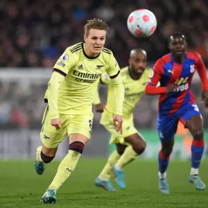 Martin Odegaard in Action: Arsenal vs Crystal Palace, Premier League 2021-22