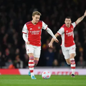Martin Odegaard in Action: Arsenal vs Liverpool, Premier League 2021-22