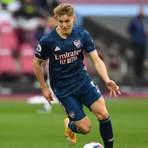 Martin Odegaard in Action: West Ham United vs. Arsenal, Premier League 2020-21 Martin Odegaard in Action: West Ham United vs. Arsenal, Premier League 2020-21