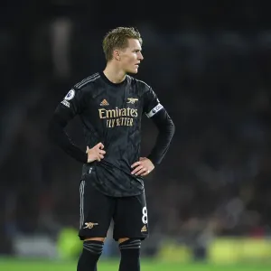 Martin Odegaard Print - Arsenal Midfielder in Action