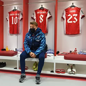 Martin Odegaard Gears Up: Arsenal's Battle Against Liverpool in Carabao Cup Semifinal