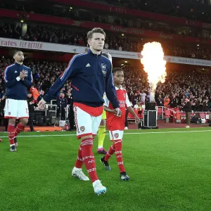 Martin Odegaard Leads Arsenal Print Martin Odegaard Leads Arsenal Print