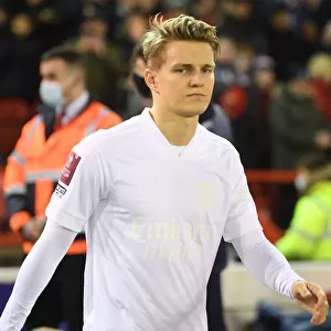 Martin Odegaard Prepares for Arsenal's FA Cup Battle against Nottingham Forest