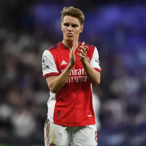 Martin Odegaard Salutes Arsenal Fans: Tottenham vs Arsenal, Premier League 2021-22 Martin Odegaard Salutes Arsenal Fans: Tottenham vs Arsenal, Premier League 2021-22