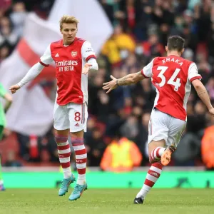 Martin Odegaard Scores: Arsenal vs Brighton & Hove Albion, Premier League 2021-22