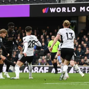 Martin Odegaard Scores Third Goal: Fulham vs. Arsenal, Premier League 2022-23