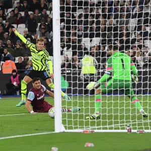 Martin Odegaard Scores the Winner: West Ham United vs. Arsenal, Carabao Cup 2023-24