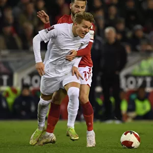 Martin Odegaard vs Philip Zinckernagel: A Battle in the FA Cup Third Round Clash Between Nottingham Forest and Arsenal