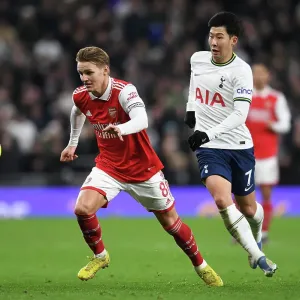 Martin Odegaard vs Son Heung-Min: Battle in the Premier League - Arsenal vs Tottenham (2022-23) Martin Odegaard vs Son Heung-Min: Battle in the Premier League - Arsenal vs Tottenham (2022-23)
